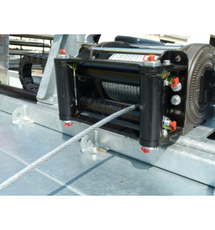 Guide câble à rouleaux 350,5 x 220 mm