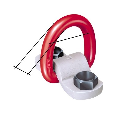 Lot De 10 Anneaux D'Arrimage En D En Acier Inox - Supporte 400 Kg - Pour Remorques, Camions, Bateaux